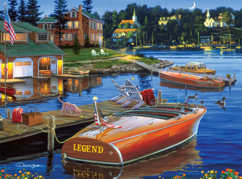 puzzle56 パズル Darrell Bush: Legend of the Lake 1000 Piece Puzzle