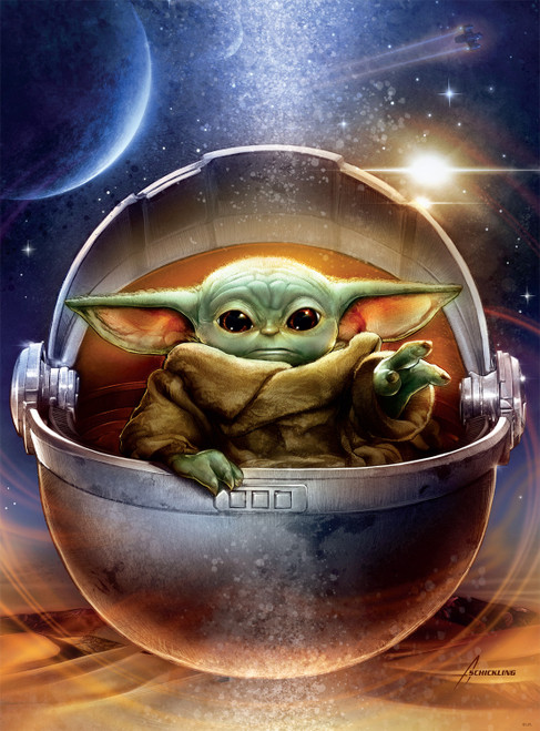 Star Wars Collectors Series: Galactic Child 1000 Piece Puzzle Star