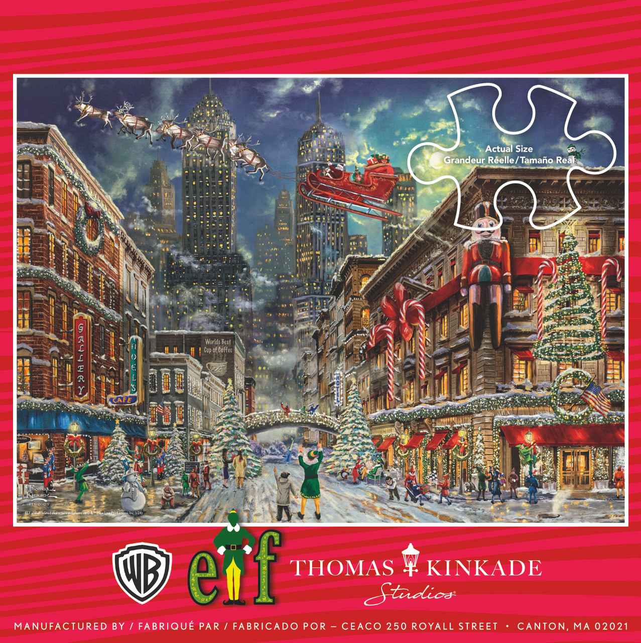 Ceaco Puzzle: Thomas Kinkade - Elf V2 100 Piece Puzzle