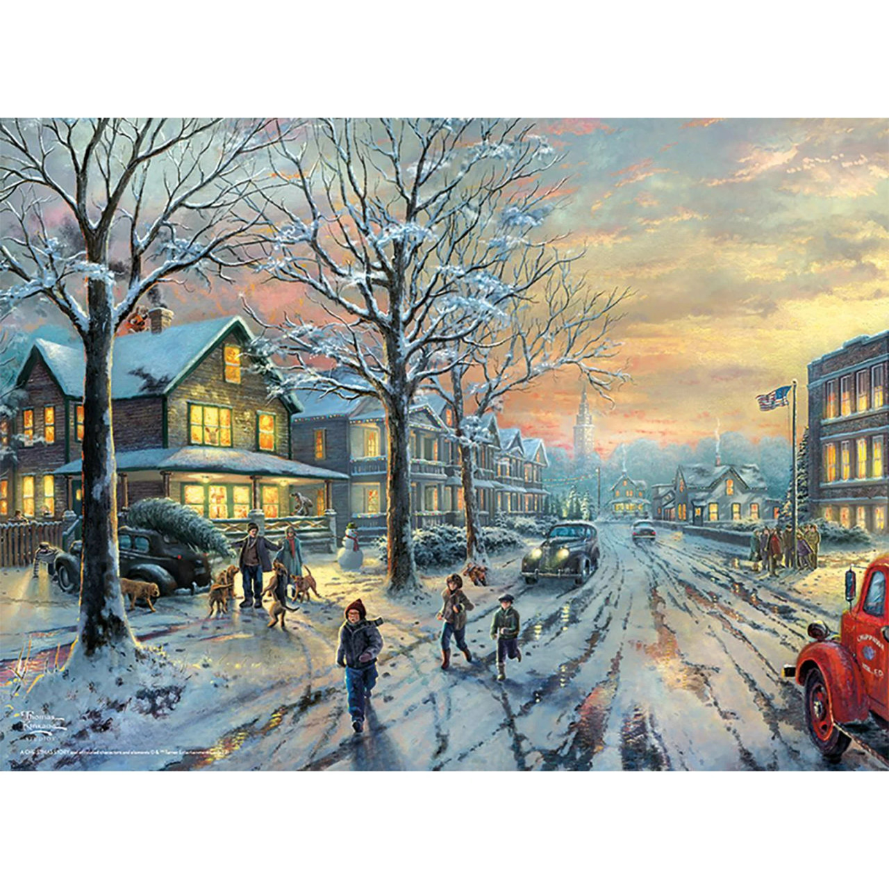 Ceaco Puzzle: Thomas Kinkade - A Christmas Story 100 Piece Puzzle