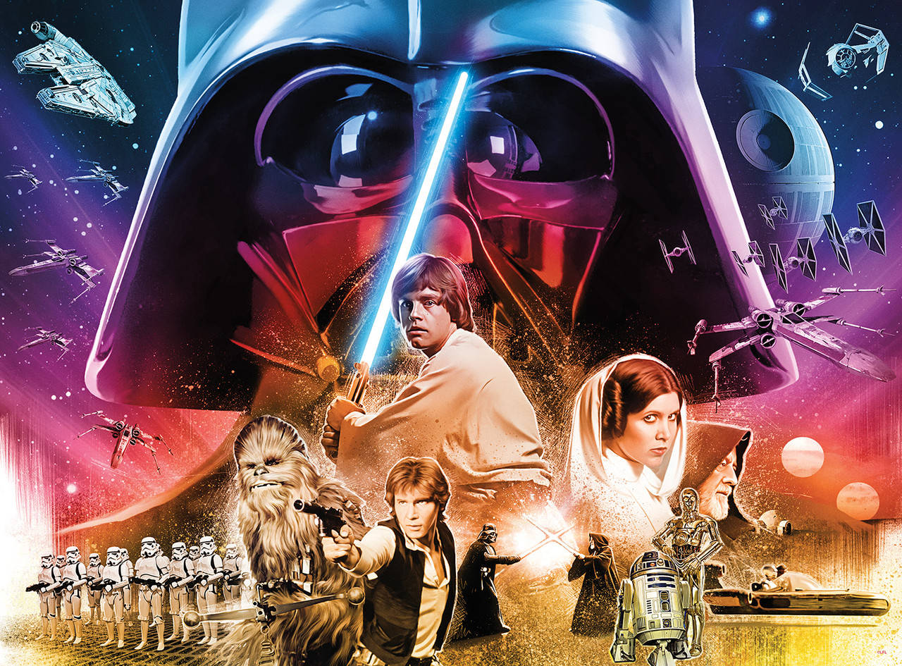 Star Wars The Rebel’s Journey 1000 Piece - Silver Select: Giftable Box With Silver Foil Accents