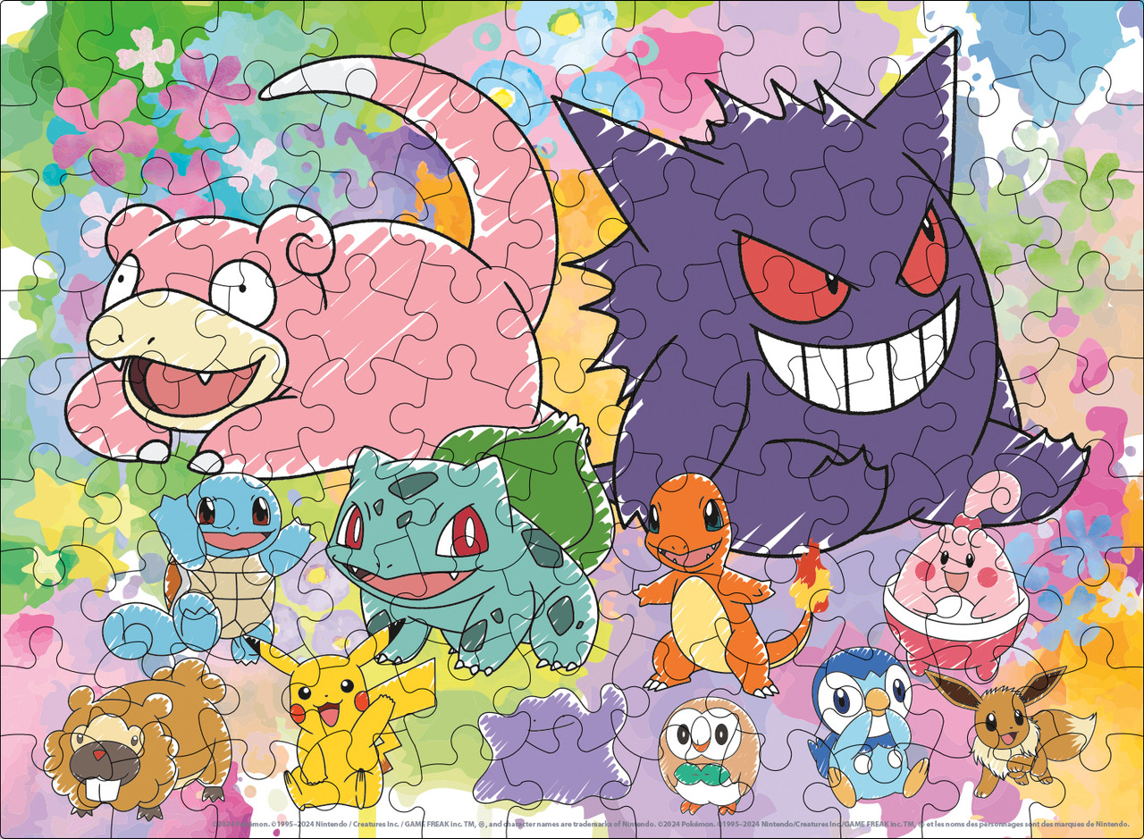 Pokemon Canvas Art 100 Piece Puzzle