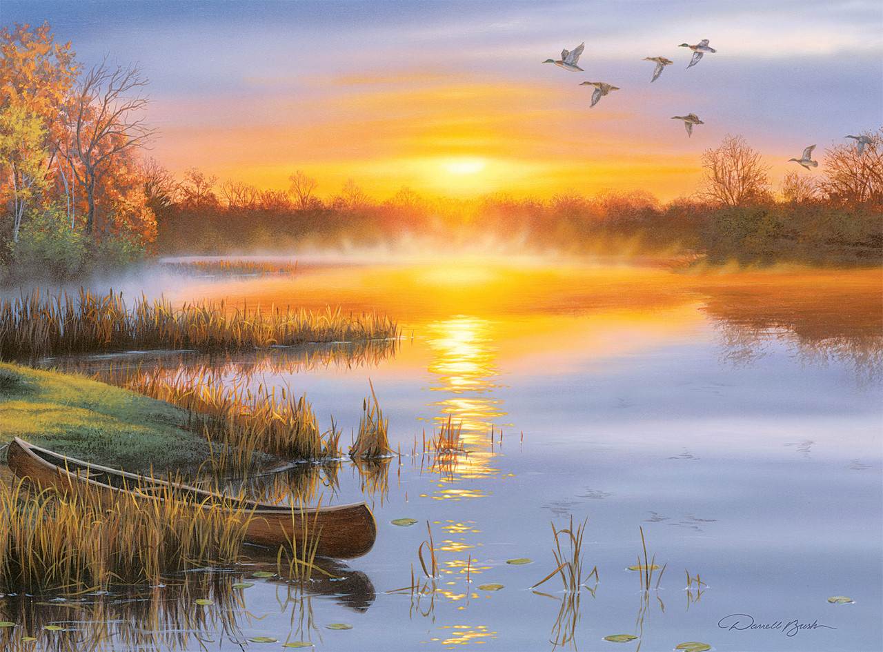 Darrell Bush: Autumn Solitude 1000 Piece Puzzle