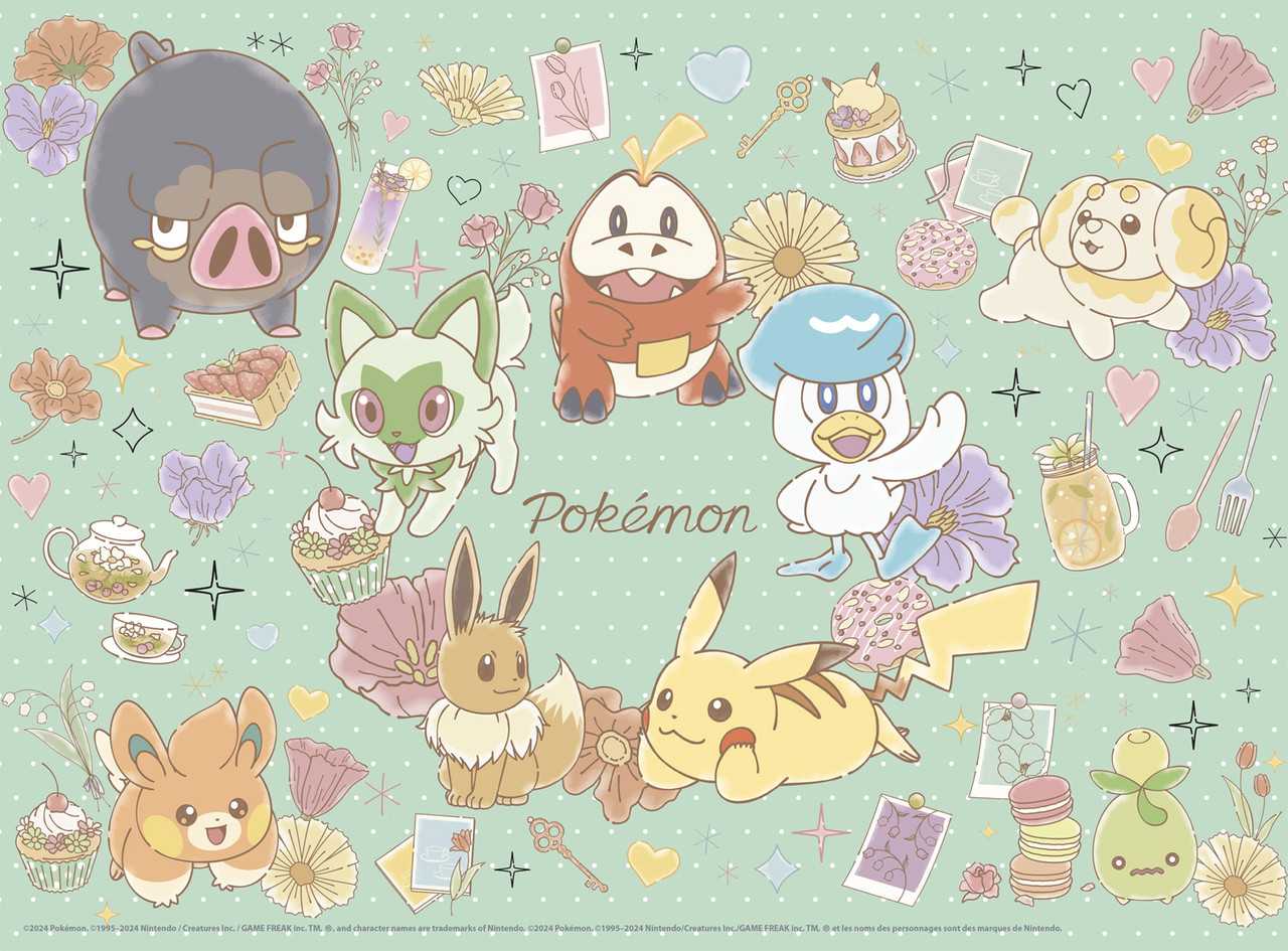 Pokémon Flower Cafe 1000 Piece Puzzle
