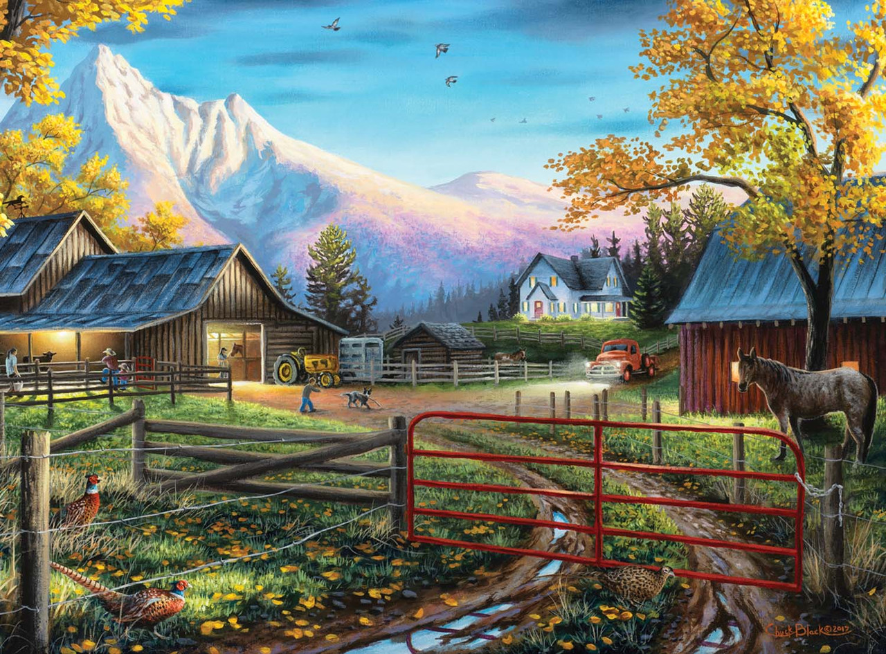 Country Life: The Western Lifestyle 1000 Piece Puzzle