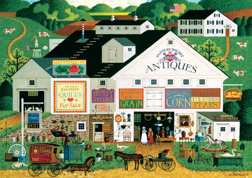 Charles Wysocki: Peppercricket Farms 300 Piece Puzzle Charles Wysocki: Peppercricket Farms 300 Piece Puzzle