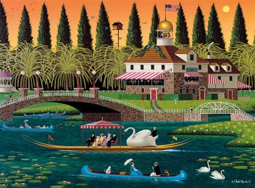 Charles Wysocki: Pleasant Sunday 1000 Piece Puzzle