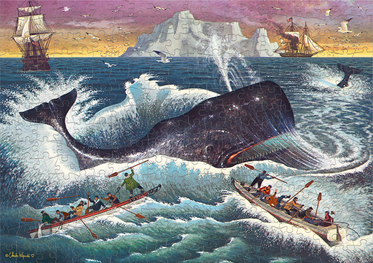 Charles Wysocki: The Whale's Victory 300 Piece Puzzle