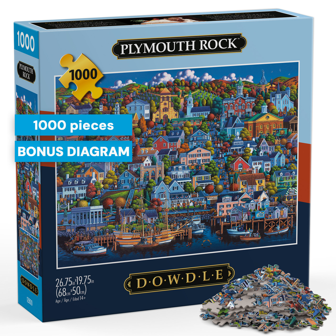 Eric Dowdle: Plymouth Rock 1000 Piece Puzzle