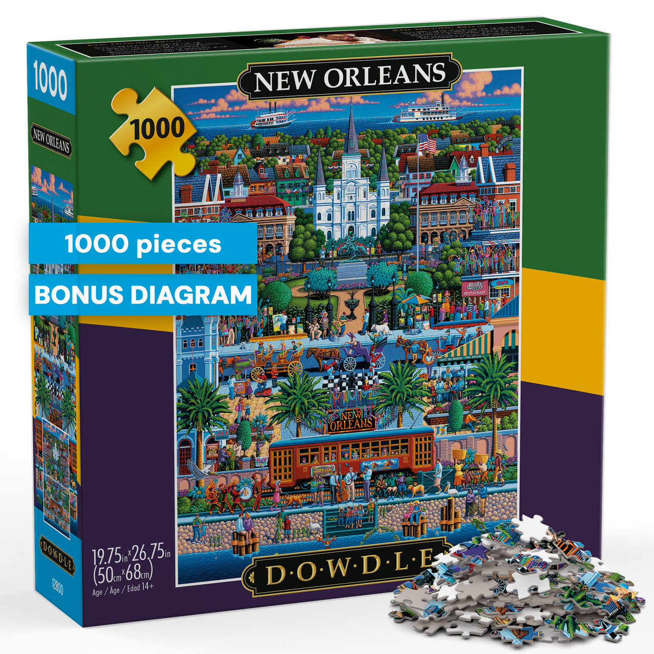 Eric Dowdle: New Orleans 1000 Piece Puzzle