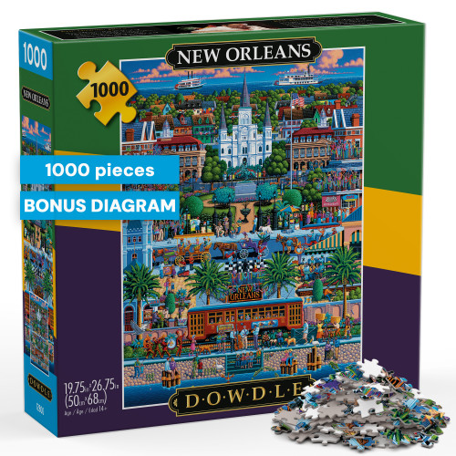 Eric Dowdle: New Orleans 1000 Piece Puzzle