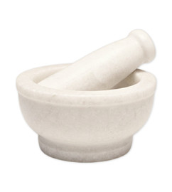 Mortar & Pestle - White Marble