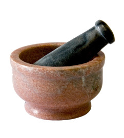 Mortar & Pestle - Baked Earth - Marble