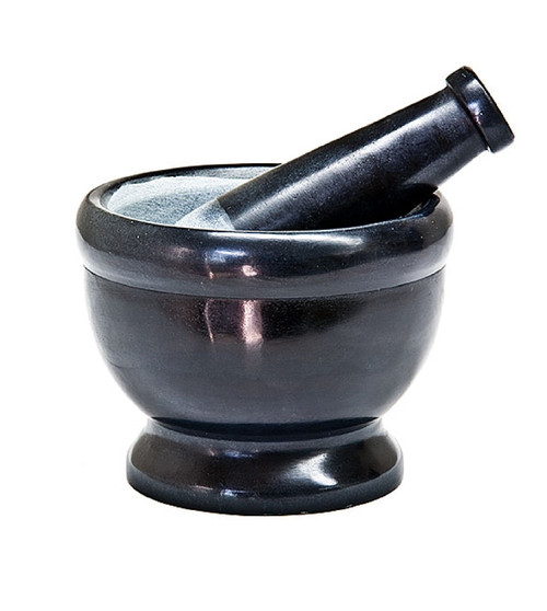 Mortar & Pestle - Black Soapstone