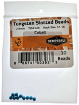 Tungsten Slotted Beads Cobalt New Semperfli 3 Fly Tying World Fly Tying Materials