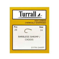 Barbless Shrimp & Caddis New Turrall 3.99 Fly Tying World Hooks & Tubes