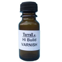 Turrall Hi-Build fly tying varnish in a 10ml screw-cap bottle