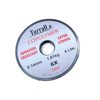 Clear Double Strength Copolymer Tippet New Turrall 3.99 Fly Tying World Fly Fishing Tackle