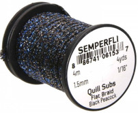 Quill Subs Flat Braid New Semperfli 3.99 Fly Tying World Fly Tying Materials
