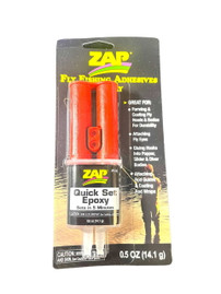 Zap Quick set Epoxy Resin (5 minute) New Zap 6.99 Fly Tying World Glue, UV Resin, Varnish