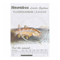Snowbee Fluorocarbon Leader 5X - 9\' 0.15mm 3lb New Snowbee 4.19 Fly Tying World Everything Fly Tying