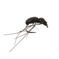 Terrestrial Spider Black Barbless New Turrall 1.25 Fly Tying World Fly Fishing Tackle