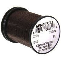 Semperfli Classic Waxed Thread 8/0 fly tying thread spool