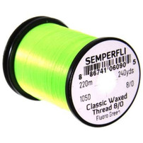 Semperfli Classic Waxed Thread 8/0 fly tying thread spool