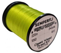 Semperfli Classic Waxed Thread 8/0 fly tying thread spool