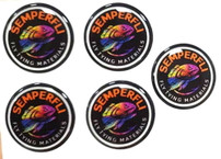 Semperfli 3D Angry Fish Sticker 20mm New Semperfli 0.2 Fly Tying World Everything Fly Tying