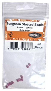 Tungsten Slotted Beads Pale Pink New Semperfli 3 Fly Tying World Everything Fly Tying
