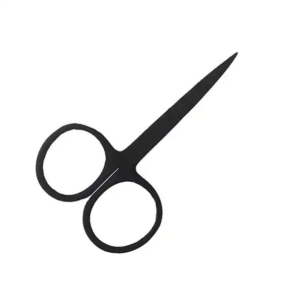 TURRALL PROFESSIONAL BLACK SCISSORS New 5.59 Fly Tying World Tools
