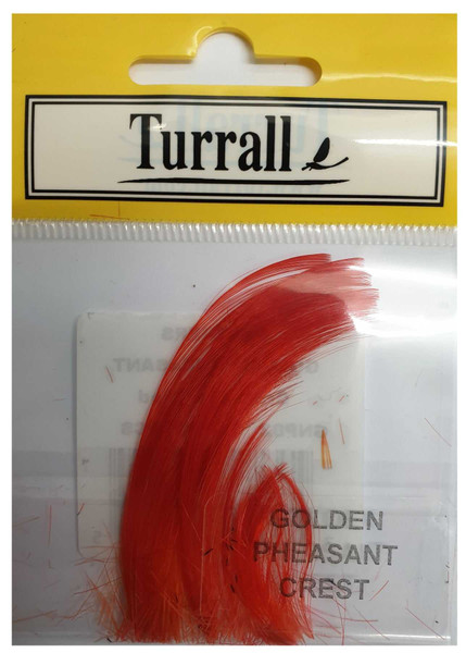 Golden Pheasant Crest New Turrall 2.5 Fly Tying World Feathers