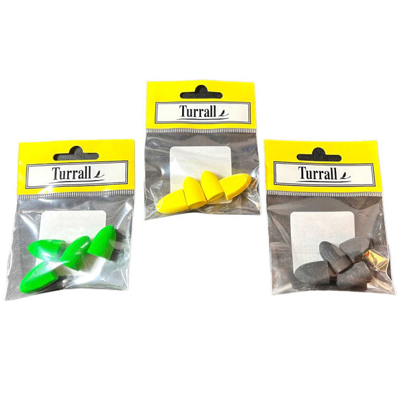 Popper Bodies (Tapered) New Turrall 3.99 Fly Tying World Fly Tying Materials