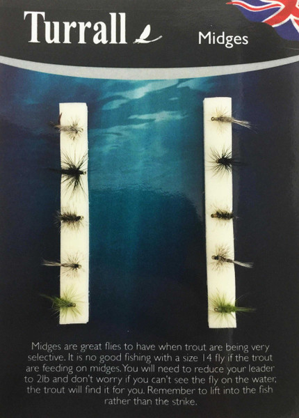 TURRALL MIDGES SELECTION New Turrall 8.5 Fly Tying World Fly Fishing Tackle