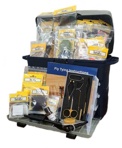 PREMIUM FLY TYING KIT (CASE) New Turrall 199.99 Fly Tying World Fly Tying Materials