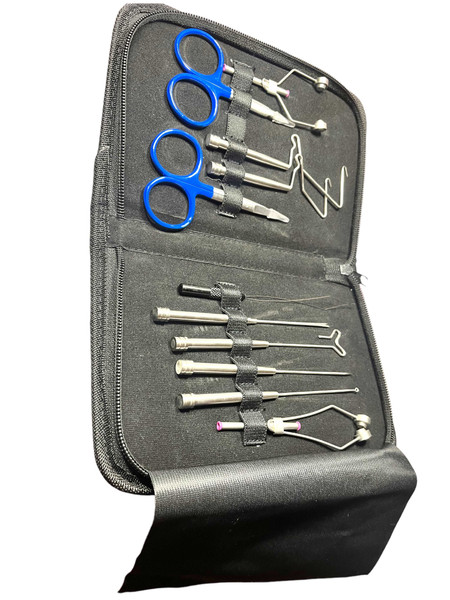 Fly Tying Starter Tool Kit with Case New Turrall 22.99 Fly Tying World Tools