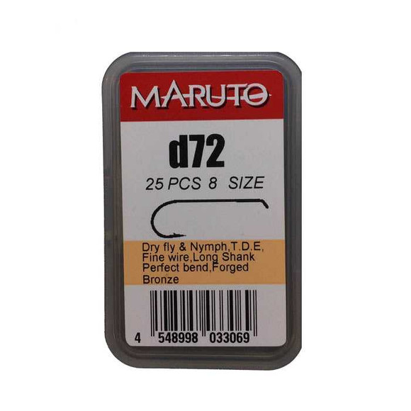 Maruto d72 Dry Nymph Straight Hook New Maruto Hooks 3.5 Fly Tying World Hooks & Tubes