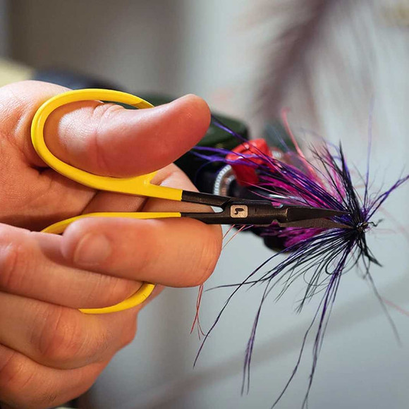 Loon Ergo Arrow Point Scissors Black New Loon 19.99 Fly Tying World Tools