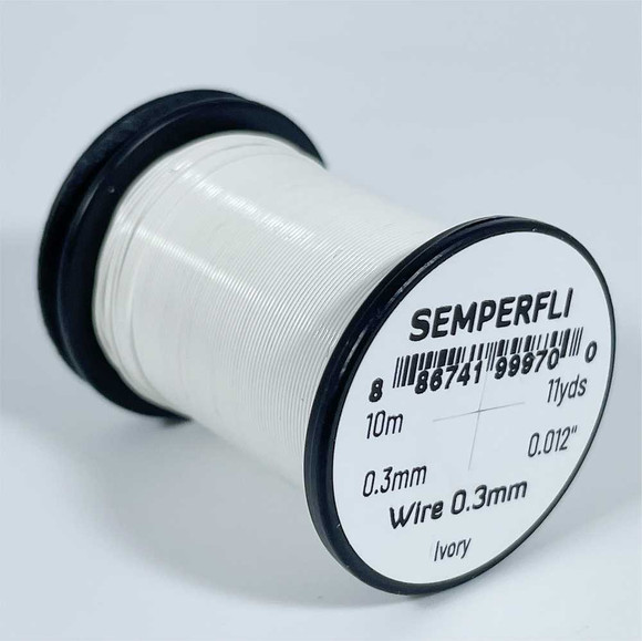 Ivory White Wire New Semperfli 3.8 Fly Tying World Everything Fly Tying