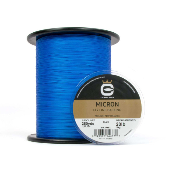 Blue Cortland Micron Fly Fishing Backing line New Cortland 10 Fly Tying World 