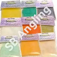 Hemingway’s UV Ice Dubbing in assorted colours