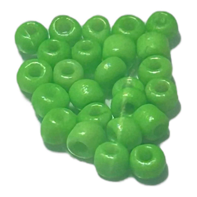 Fluo Green Glass Beads New Turrall 1.99 Fly Tying World Fly Tying Materials