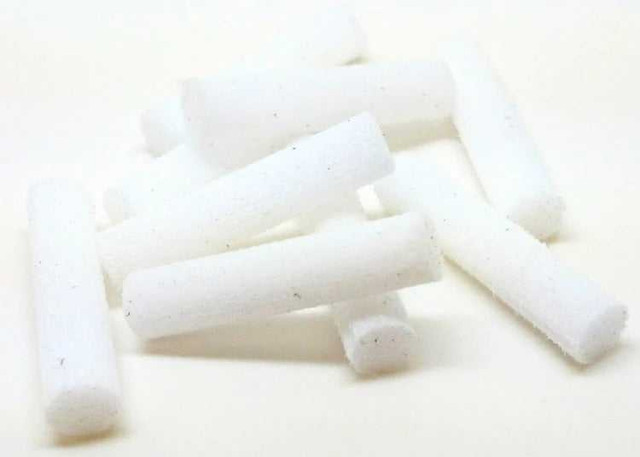 Foam Booby Tube Cylinders White New Turrall 2.5 Fly Tying World Fly Tying Materials