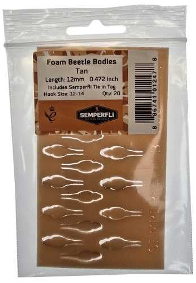 Foam Beetle Bodies New Semperfli 4 Fly Tying World Body Material's