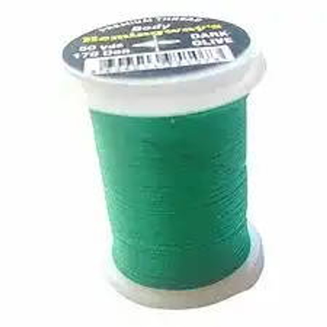Hemingway\'s Body Threads Dark Olive 170 Den New Hemingway\'s 1.8 Fly Tying World Threads
