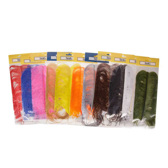 Ostrich Herl Feathers New Turrall 3.5 Fly Tying World Feathers