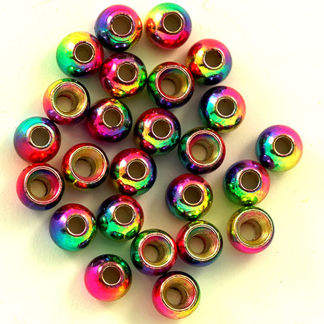 Brass  Rainbow Beads (All Sizes)