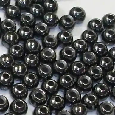 Turrall black tungsten beads for fly tying