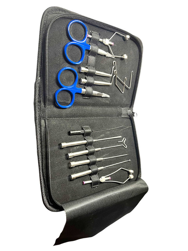 Fly Tying Starter Tool Kit with Case New Turrall 22.99 Fly Tying World Tools